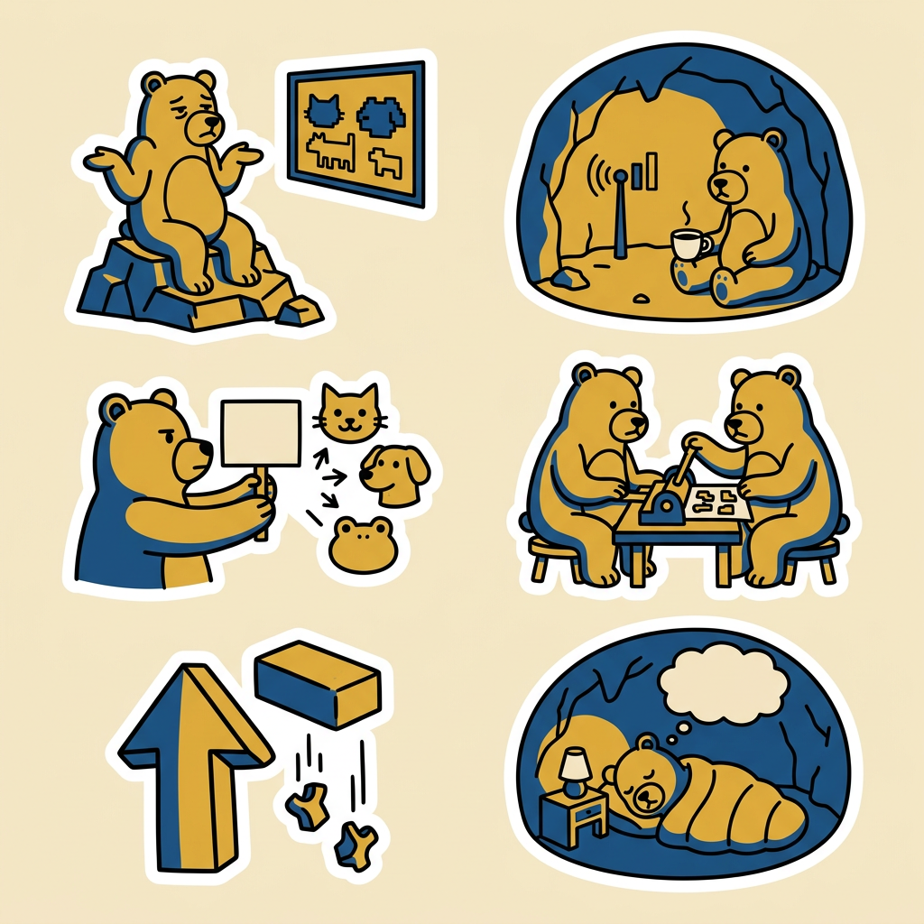 the bear sticker for the first meme pack